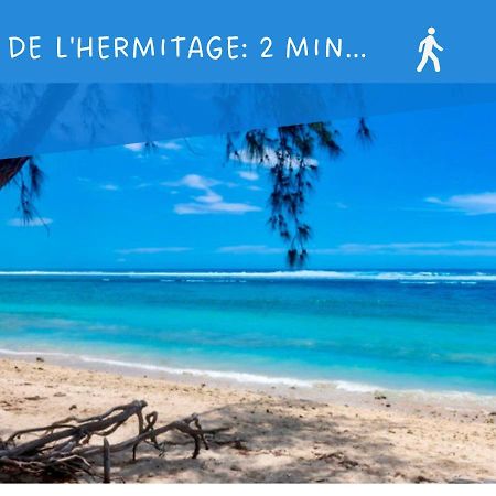 L'Hermitage - Appartement T3 En Bord De Plage Filaos 외부 사진